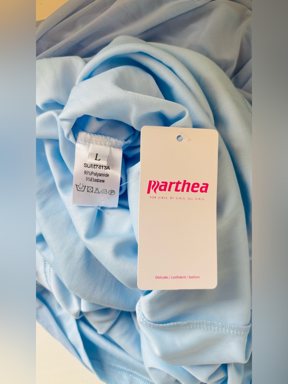 Elegant Off-Shoulder Baby Blue Ruched Evening Dress - Picture 14 of 14